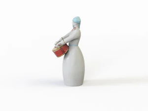 Soldier drummer model 3D Model