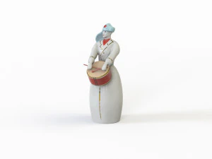 Soldier drummer model 3D Model