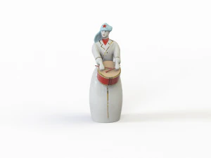 Soldier drummer model 3D Model