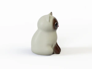 3D Rubber toy cats model 3D Model