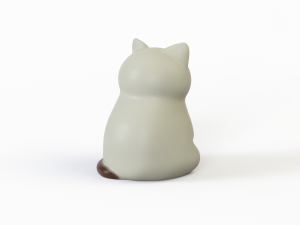 3D Rubber toy cats model 3D-Modell