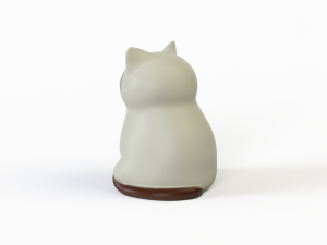 3D Rubber toy cats model 3D-Modell