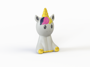 3D Rubber toy unicorn 3D Модель