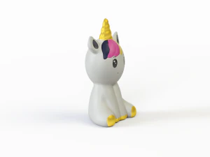 3D Rubber toy unicorn 3D Model