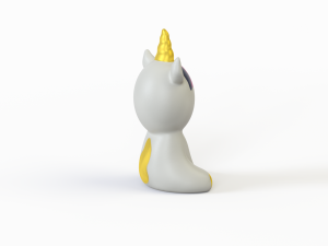 3D Rubber toy unicorn 3D Модель