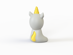 3D Rubber toy unicorn 3D Модель