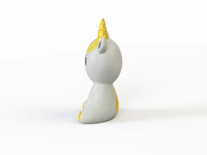 3D Rubber toy unicorn 3D Model