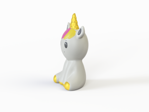 3D Rubber toy unicorn 3D Модель