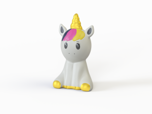 3D Rubber toy unicorn 3D Модель