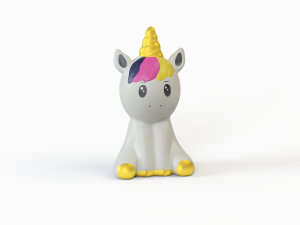 3D Rubber toy unicorn 3D Модель