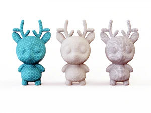 Felt fawn 3D Model