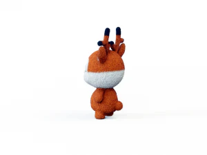 Felt fawn 3D Model
