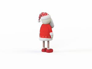 Santa Claus stuffed toy 3D-Modell