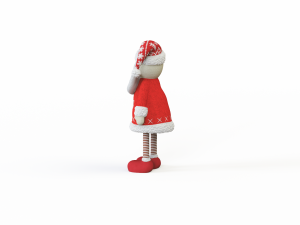 Santa Claus stuffed toy 3D-Modell