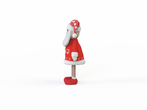 Santa Claus stuffed toy 3D-Modell