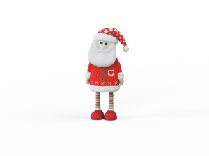 Santa Claus stuffed toy 3D-Modell