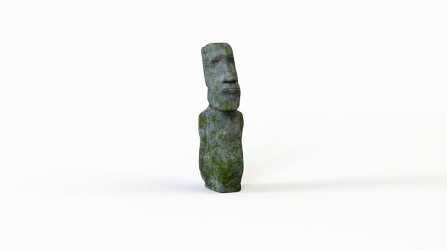 Moai statue 3D Модель .c4d .max .obj .3ds .fbx .stl .blend 