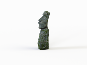 Moai statue 3D Модель