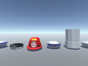 100 low poly head wear 3Dモデル