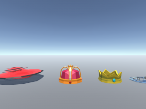 100 low poly head wear 3Dモデル