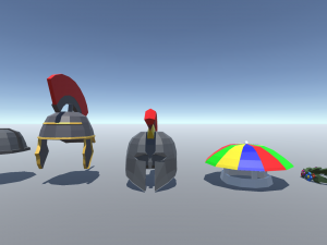 100 low poly head wear 3Dモデル