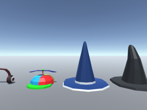 100 low poly head wear 3Dモデル