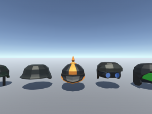 100 low poly head wear 3Dモデル