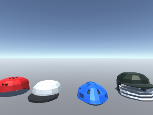 100 low poly head wear 3Dモデル