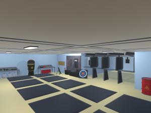 low poly arsenal Model 3D