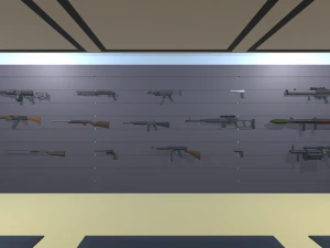 low poly arsenal 3D Model