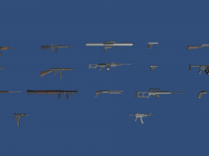 low poly arsenal Model 3D