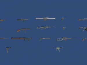 low poly arsenal 3D Model