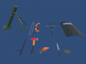 low poly arsenal 3D Model