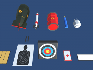 low poly arsenal Model 3D