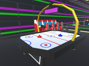 low poly bowling alley Model 3D
