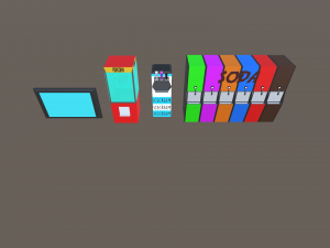 low poly cinema theatre 3Dモデル