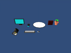 low poly photography studio Model 3D