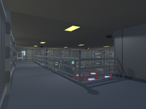 low poly jail 3D 모델