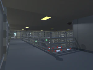 low poly jail 3D Model