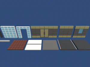 low poly jail 3D Model