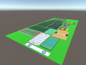low poly sports 3D Model
