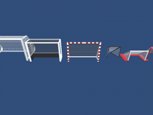low poly sports 3D Model