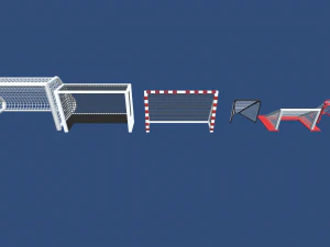 low poly sports 3D Model