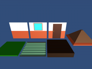 low poly pool party 3Dモデル