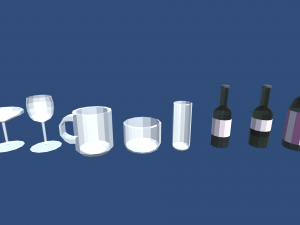 low poly pub 3D Model