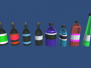 low poly pub 3D Model