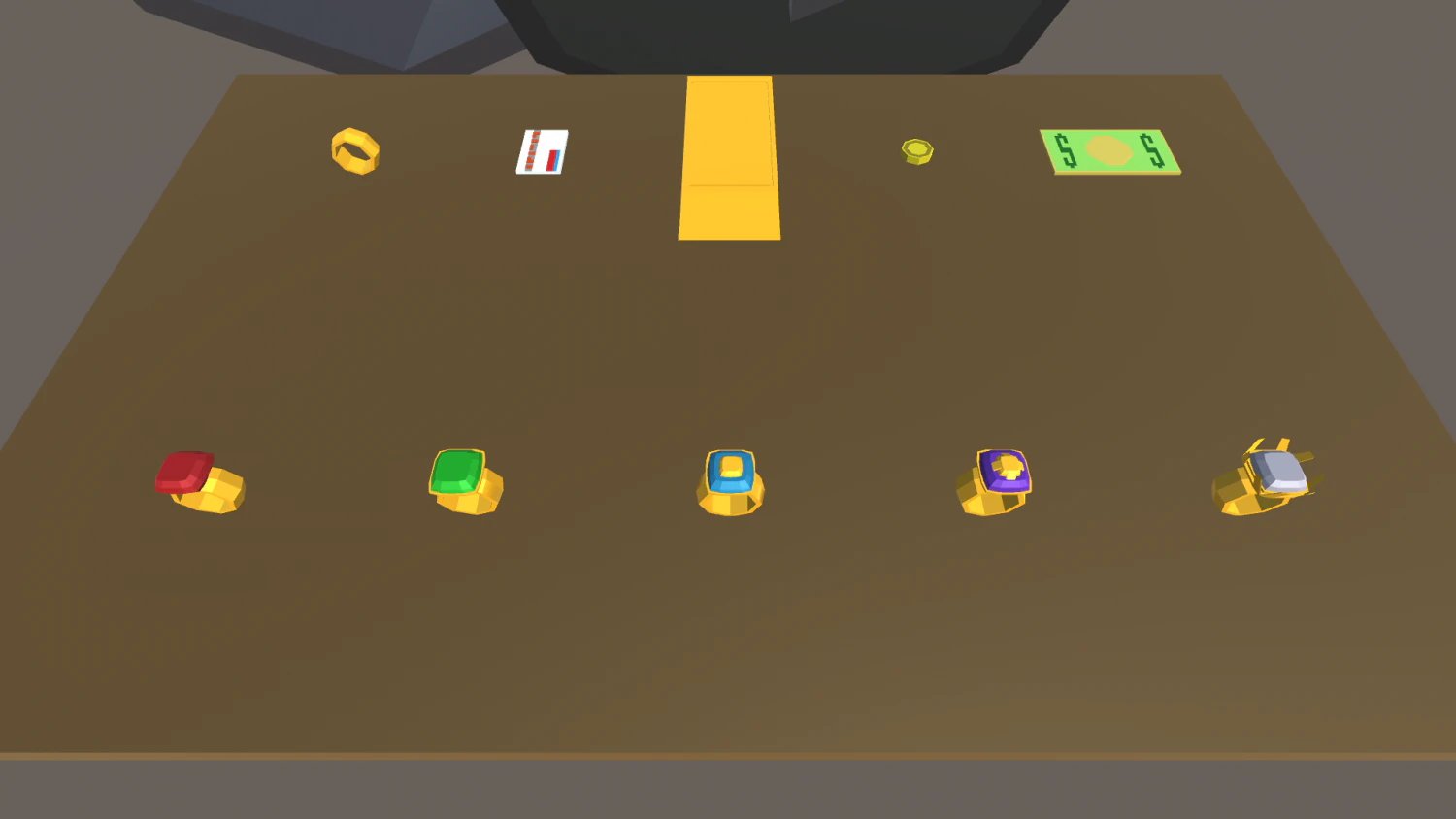 low poly money jewels 3D Model .c4d .max .obj .3ds .fbx .stl .blend