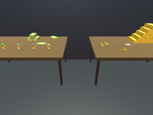 low poly money jewels 3D Model