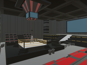 low poly wrestling Modèle 3D