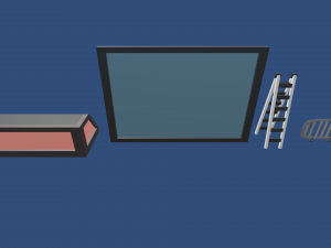 low poly wrestling Modèle 3D